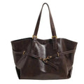 Bolsa Feminina Vintage Marrom Grande Capacidade – Elegância e Sofisticação para Trabalho e Dia a Dia