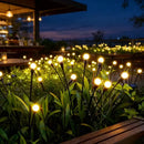 Luzes Solares Firefly para Jardim – Iluminação Decorativa Impermeável com Efeito Vagalume para Área Externa