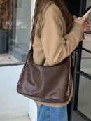 Bolsa Feminina de Couro Premium Grande Capacidade – Tote Elegante com Alça de Ombro para Trabalho e Uso Diário
