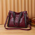 Bolsa Feminina Grande de Ombro em Couro Sintético – Bolsa Hobo Elegante para Trabalho, Viagens e Uso Diário