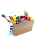 Kit Brinquedos para Gatos com 14, 28 ou 56 Peças – Bolinhas, Ratinhos e Brinquedos Interativos para Gatos