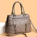 Bolsa Feminina Vintage Grande Capacidade com Múltiplos Bolsos – Elegância e Praticidade para o Dia a Dia