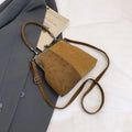 Bolsa Feminina Retrô Grande Capacidade em Couro Sintético – Bolsa de Ombro e Transversal com Fecho Clássico para Trabalho e Uso Diário