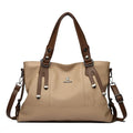 Bolsa Feminina Tote Grande em PU Macio, Bolsa de Ombro e Transversal Elegante para Uso Diário
