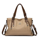 Bolsa Feminina Tote Grande em PU Macio, Bolsa de Ombro e Transversal Elegante para Uso Diário