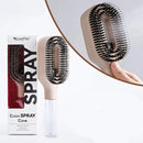 Escova Spray 2 em 1 para Cabelos – Pente com Reservatório de Água para Desembaraçar, Modelar e Reduzir o Frizz