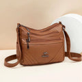 Bolsa Feminina de Couro e Organizada – Transversal e Ideal para o Dia a Dia