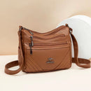 Bolsa Feminina de Couro e Organizada – Transversal e Ideal para o Dia a Dia