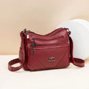 Bolsa Feminina de Couro e Organizada – Transversal e Ideal para o Dia a Dia